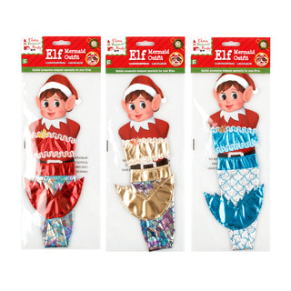 Christmas Elves BB Elf Mermaid 2pc Outfit