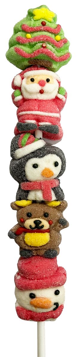 Lolliland Christmas Marshmallow Kebab CDU (12 pce)