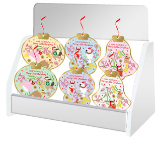 Christmas Aussie Friends Ceramic Handmade Ornaments 6 Assorted (CDU 36)