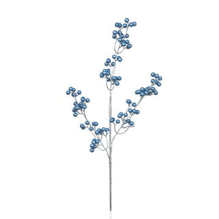 Christmas Dancer Prancer Glitter Berry Stem 74cm