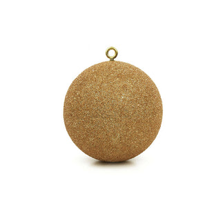 Christmas Dancer Prancer Gold Beaded Ball 20cm