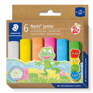 Staedtler Noris Junior Sidewalk Chalk (6 Pack)