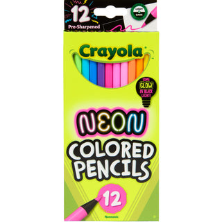 Crayola Neon Coloured Pencils (12 Pack)