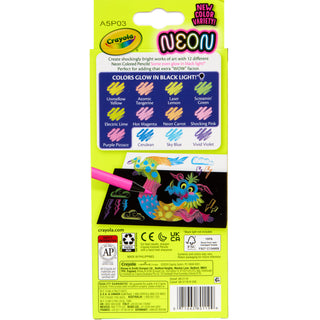 Crayola Neon Coloured Pencils (12 Pack)