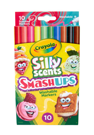 Crayola Silly Scents Smash Ups Fine Line Washable Markers (10 Pack)