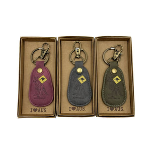 Australiana Leather Key Ring