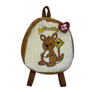 Australiana Plush Backpack Kangaroo