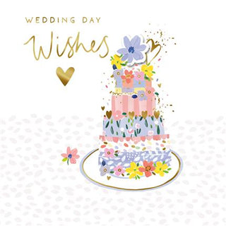 Hallmark Greeting card with Envelope - Wedding Day Wishes (6 Pack)