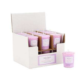Twilight Candle Jar 55g - Lavender Rose Calm CDU (18 pce)