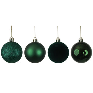 Christmas Dancer Prancer Forest Green Baubles 6cm (24 Pack) CDU (12 pce)