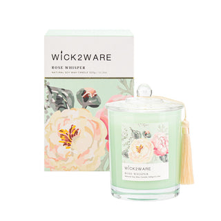 W2W Soy Cndl 320g Rose Whispr