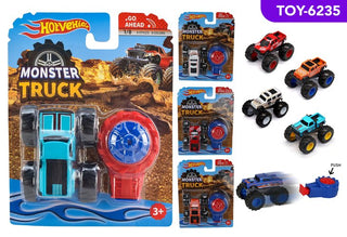 Die Cast Monster Truck w/ Launcher 5 Asst