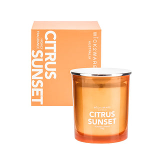 Wick2Ware Candle Jar Soy 270g - Citrus Sunset