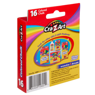 Crazart Coloured Chalk (16 Pack)