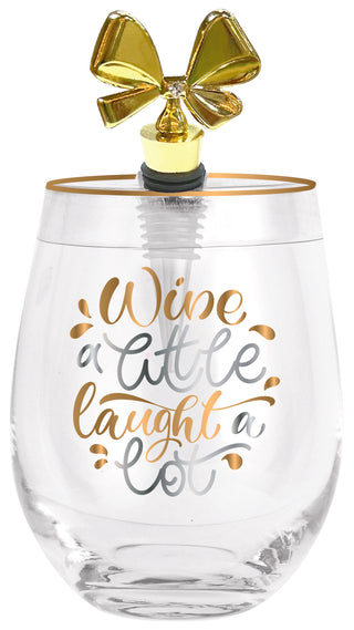 Wine a Littl Stmlss W/Stopper