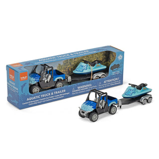 Wild Republic Truck with Trailer Aquatic