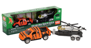 Wild Republic Truck with Trailer Zoo