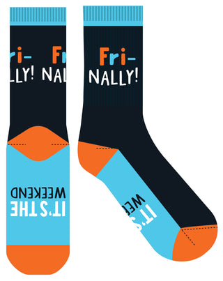 Frankly Funny Crew Socks Finally