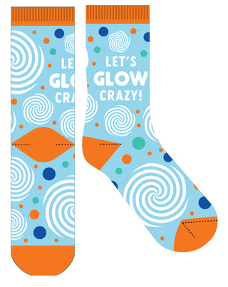 Frankly Funny Glow Socks Crazy