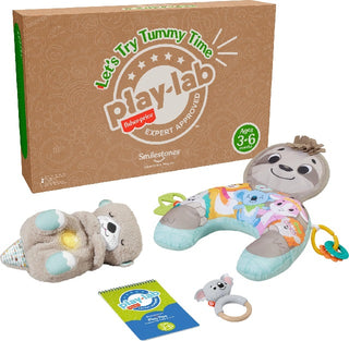 Fisher Price Lets Try Tummy Time Toys Gift Set in Brown Box