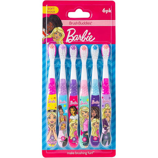 Toothbrush 6 Pack Barbie