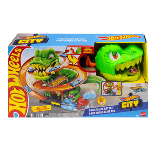 Hot Wheels City T-Rex Blaze Battle