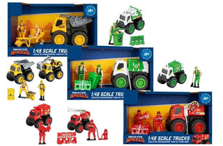 4 Piece Engineering Vehicle Play Set