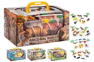 22-26 Piece Animal Set with  Carry Case