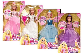 5 Piece Princess Doll 30cm with Accessories