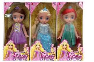 3 Pieces Lovely Princess Doll Sets 30Cm 3 Assorted