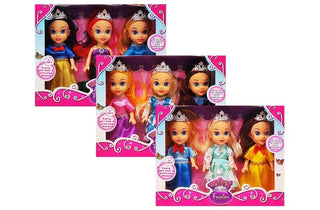 3 Piece Small Princess Doll Set 3 Assorted