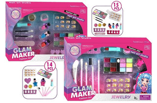 25 Piece Nail & Makeup Set 3 Assorted