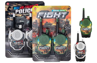 2 Piece Military & Police Walkie Talkie Set