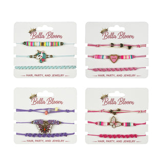 3 Pack String Bracelets