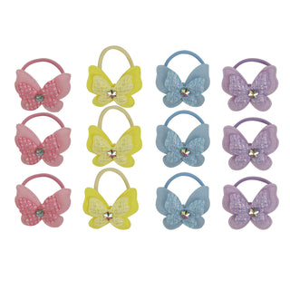 3 Pack Butterfly Hair Ties