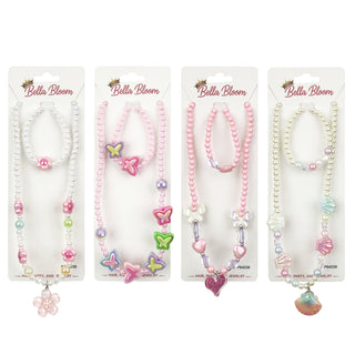 Beaded Necklace & Bracelet Set