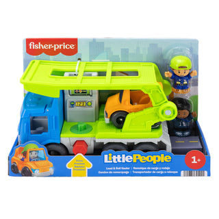 Fisher-Price Little People Load & Roll Hauler Car Carrier Playset