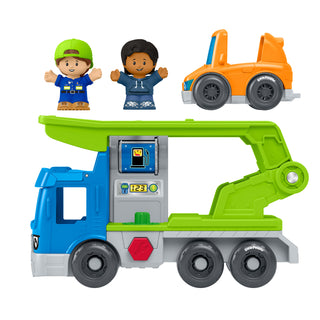 Fisher-Price Little People Load & Roll Hauler Car Carrier Playset