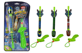 2 Piece Rocket Launcher with Lights - Battery Operated