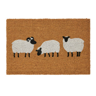 Coast to Coast Sheepish PVC-Backed Coir Mat - 40x60cm