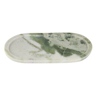 Coast to Coast Marble Rounded Serving Tray Green - 15x28cm