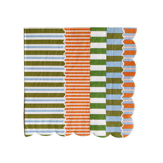 Coast to Coast Verano 3-Ply Napkins Multi 20 Pack - 33cm