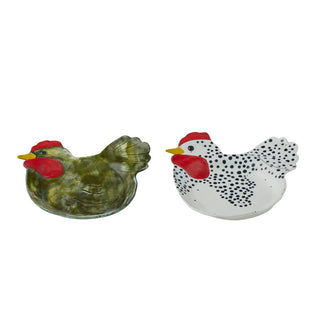 Coast to Coast Poulette Ceramic Plates 2 Assorted - 17x16cm