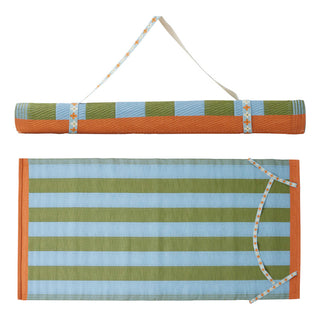 Copacabana Beach Mat Sky & Green - 90x180cm
