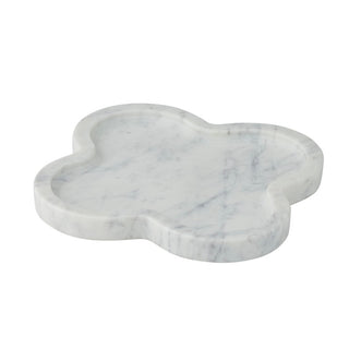 Abar Marble Tray White - 18x18cm