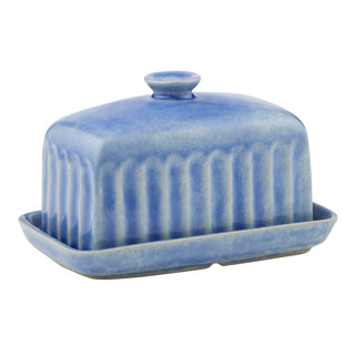 Studio Ceramic Butter Dish Denim - 17x10x10cm
